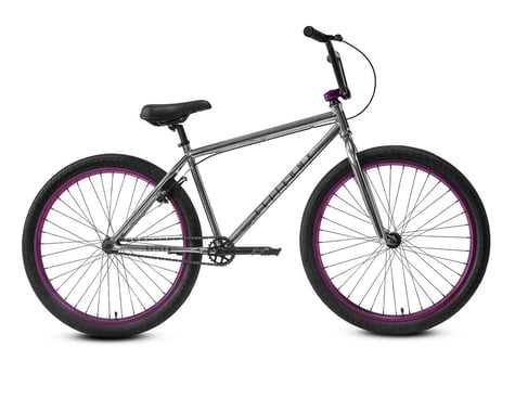 Elite BMX Outlaw 26" Bike (22" Toptube) (Chrome/Purple)